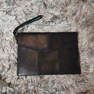 Botkier Black Leather Clutch